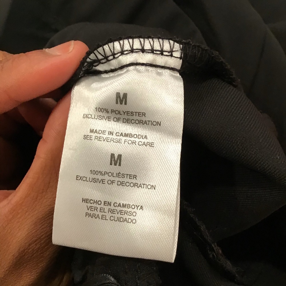 French Connection Pleated Trousers Women Med Black NWT High Waist Office Corp - Picture 15 of 15